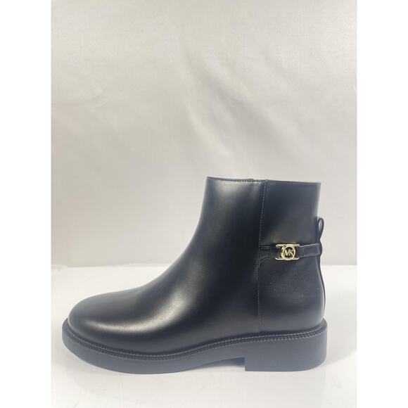 Michael Kors Mandy Bootie Boots Womens Size 8M Black Faux Leather Ankle Logo main image 5